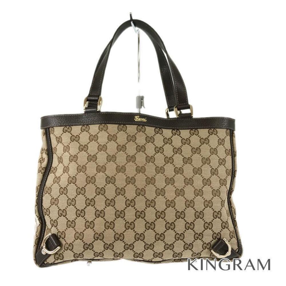 Gucci GG Canvas Abbey Tote monogram canvas ring
